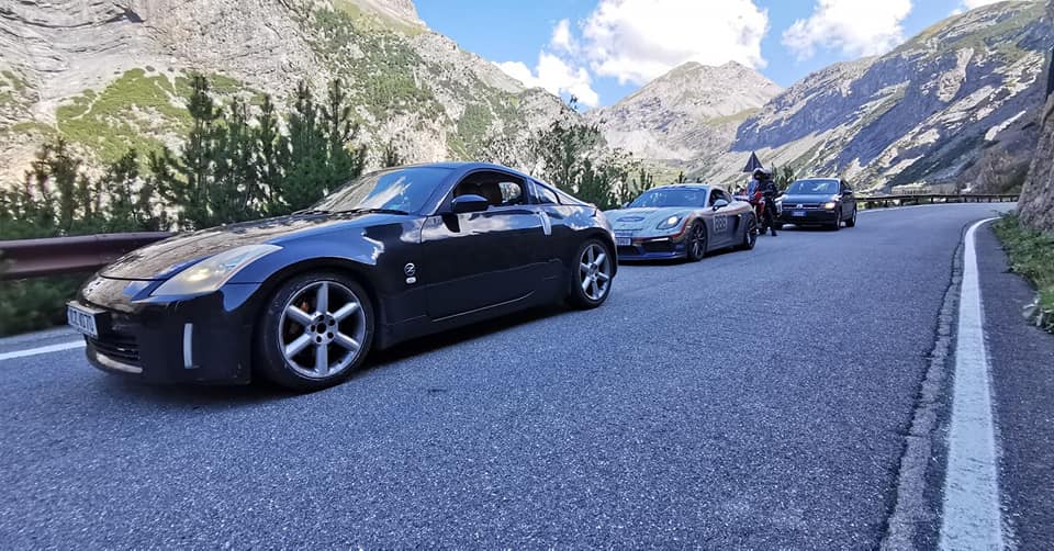 Lotus Exige zastávka na kávě v Itálii