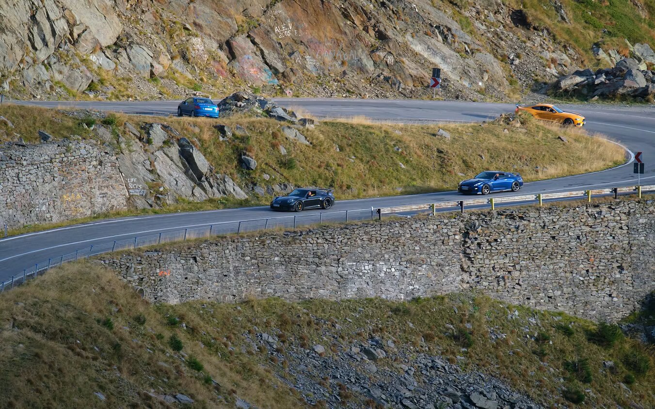 Karpaty Rumunsko sportovní auta Cars Challenges